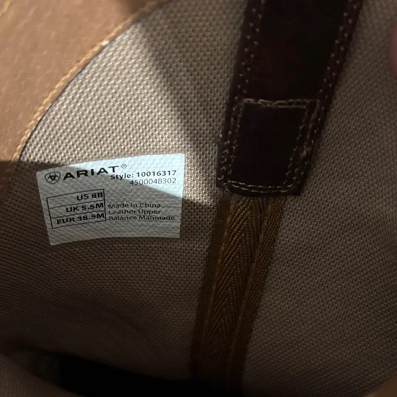 Ariat women’s Dark Brown and Blue Western Boots - Picture 3 of 3